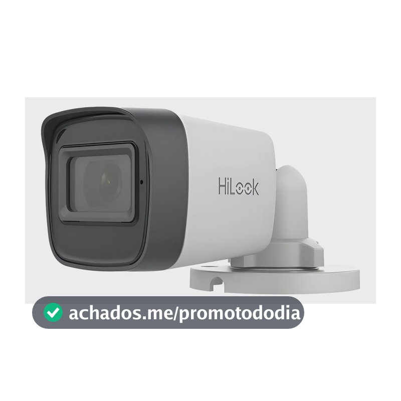 Câmera Bullet 1080p 25m 2.8mm Thc-b120-pic Hilook Hikvision Branco
