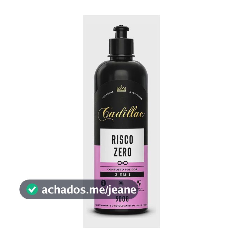 Composto Polidor 3 Em 1 Risco Zero 500g Cadillac