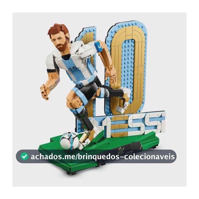 Lego Editions Football 43015 Lenda Do Futebol 958 Lionel Messi