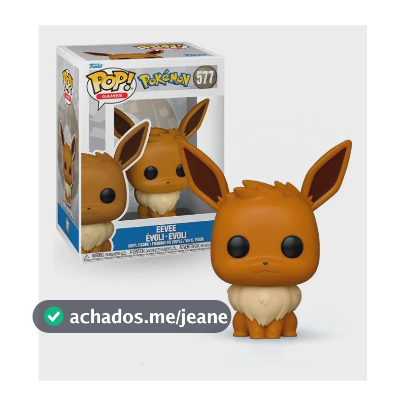 Boneco Funko Pop! Pokémon - Eevee(emea)