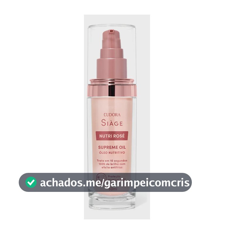 Eudora Siàge Nutri Rosé Supreme Oil 60ml