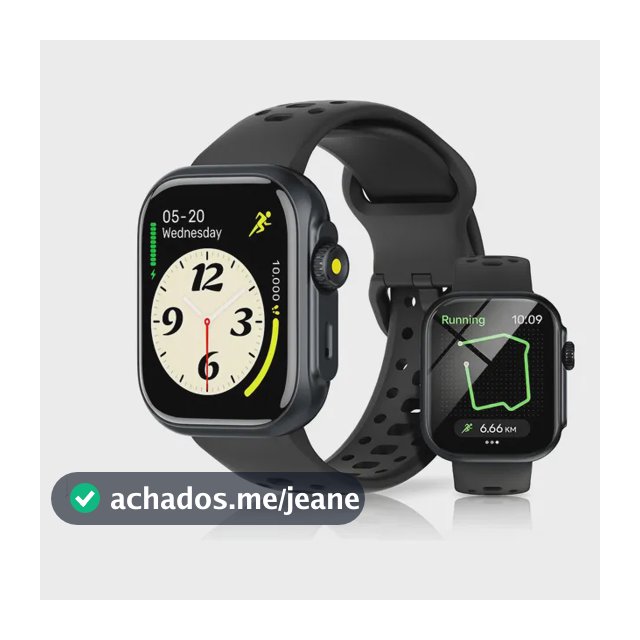 Relógio Smartwatch Bettdow Fb041 Gps Alexa 5m/ip68 À Prova D'água Preto 1 1#