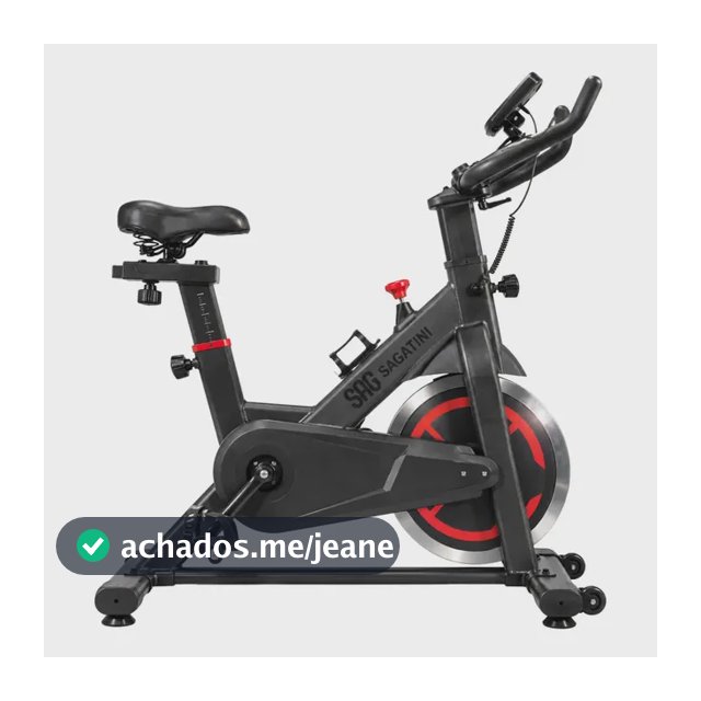 Bicicleta Spinning Sagatini Bike Premium, de Aço Reforçado, para Treino Cardio em Casa