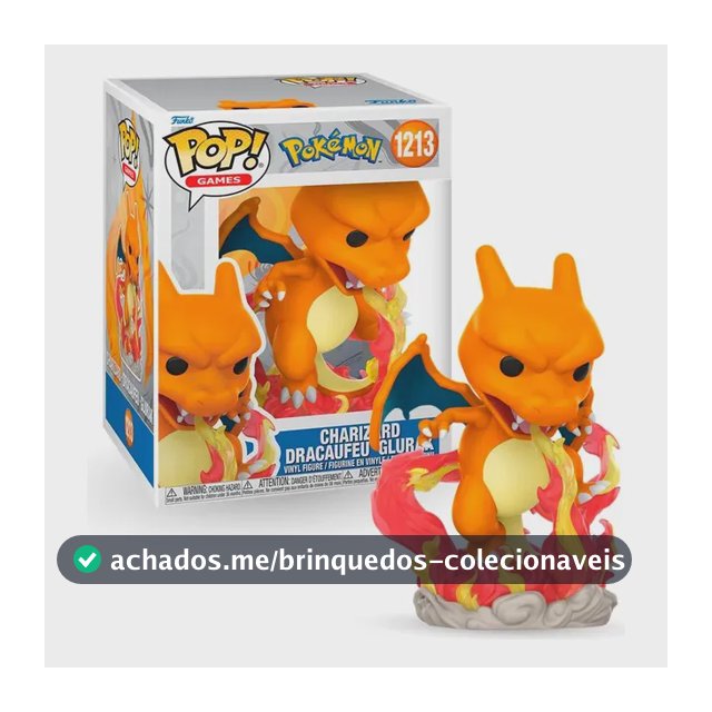 Boneco Funko Pop! Premium Pokémon - Charizard