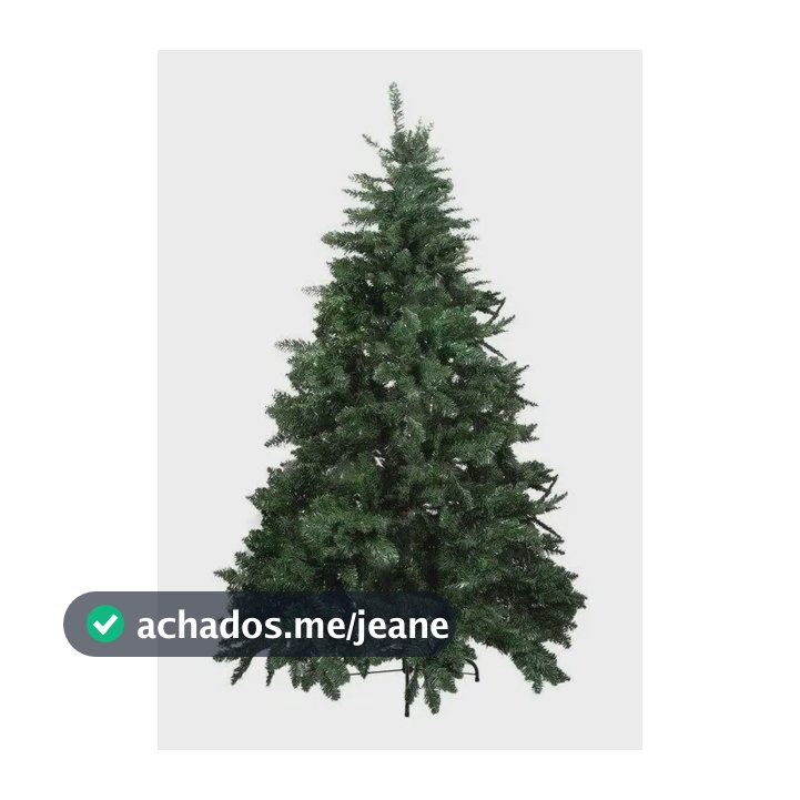 Árvore de Natal 1,80m Verde Base de Metal Montagem Fácil