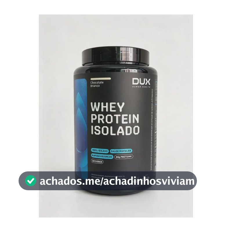 Whey protein Dux Human Health Proteínas Puras em pó sabor Chocolate branco x 900g