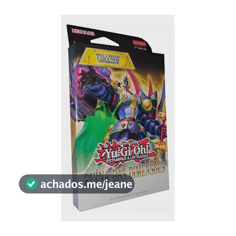 Yu-Gi-Oh! Ruína das Dimensões Caixa de Deck para Cartas em Português