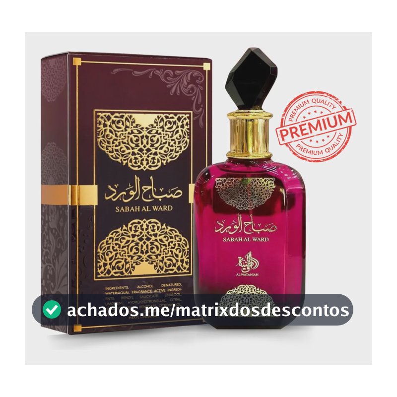 Perfume Sedutor Árabe Sabah 100ml Original Feminino