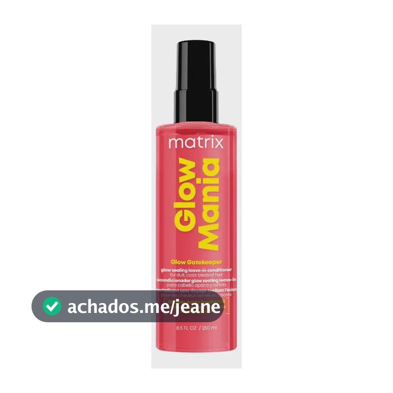 Leave-in Brilho Espelhado Ácido Glicólico Glow Mania Matrix 200ml