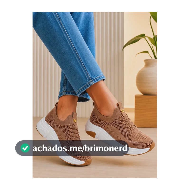 Tênis Feminino Elastico Sem Cadarço Ultra Conforto Modare Nude Liso 36