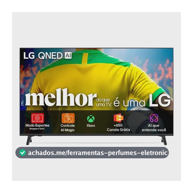 Smart TV 55" LG QNED73 4K WebOS AI Magic