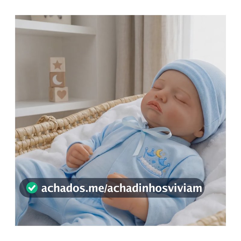 Boneca Bebê Reborn Menino Recém Nascido Pode Dar Banho