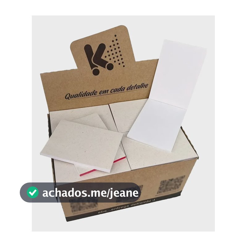 100 Blocos C/ 50 Folhas Cada - 7x10 - Rascunho Bloco Comanda