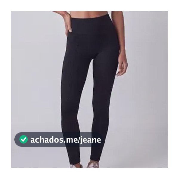 Legging Fitness Seamless Sustentia Insider Preto Seamless G