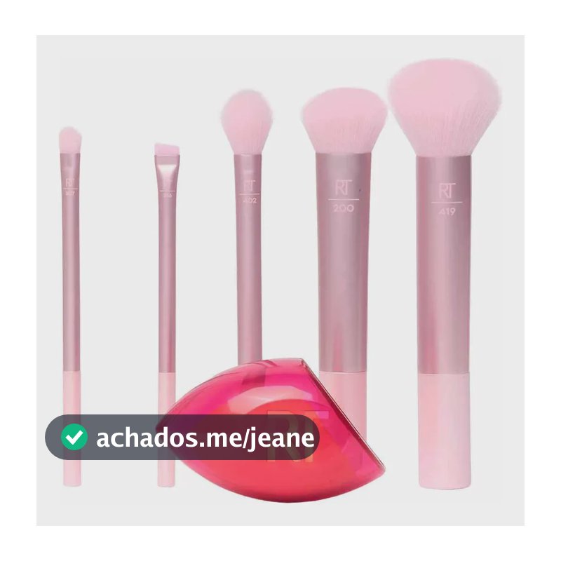 Kit De Pincéis Real Techniques + Época Cosméticos - The Make