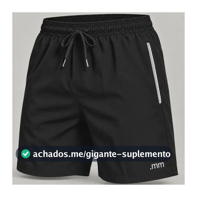 Bermuda Masculina Tactel Short Academia Treino Plus Size G3