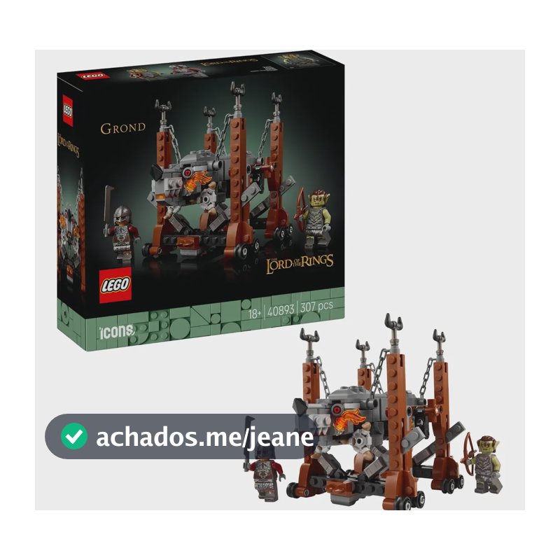 Lego 40893 Grond - Lord Of The Rings - O Senhor Dos Anéis 307 The Lord Of The Rings - O Senhor Dos Aneis