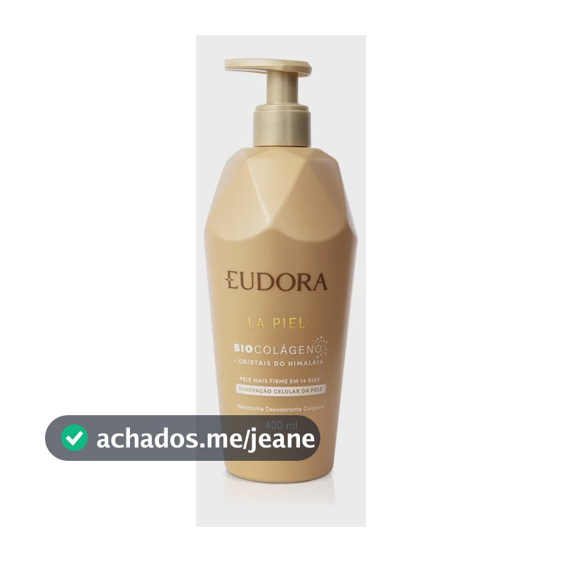Eudora La Piel Hidratante Biocolágeno Cristais Do Himalaia