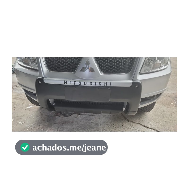Front Bumper Tr4 O Neill Mitsubishi Pagero 2010 A 2016 Primer Cinza