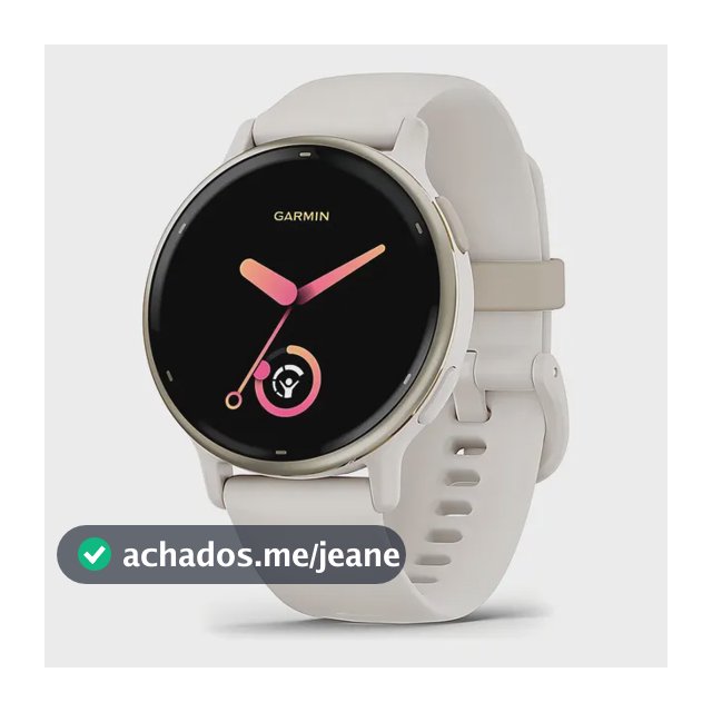 Smartwatch Garmin Vívoactive Vivoactive 5 tela de 1.2" com pulseira de silicone cor branco y caixa color marfim