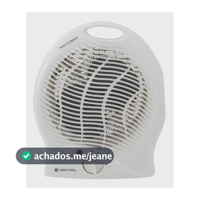 Aquecedor Doméstico Ventisol A1-02 Branco 2000W