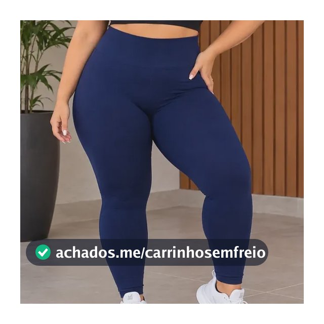 Calça Legging Plus Size K2b Básica Alta Qualidade Preta Original G1  G2  G3  Qualidade Tecido Grosso