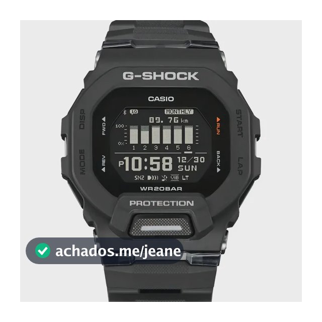 Relógio oficial Casio G Shock Gbd-200