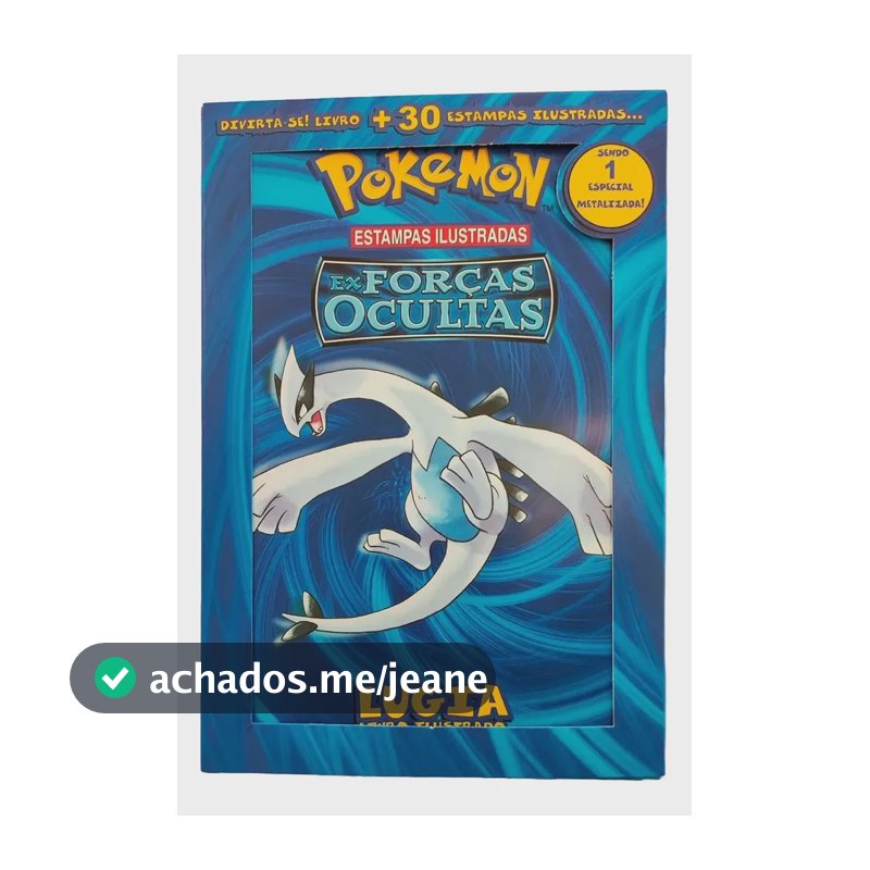 Deck Temático Pokémon Lugia Forças Ocultas (selado) Deck Temático Português