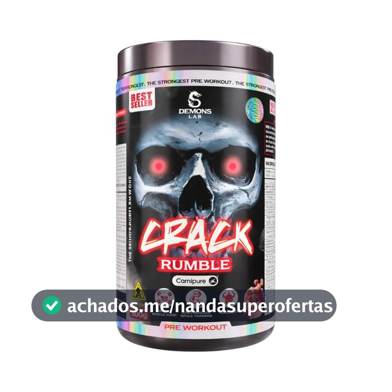 Suplemento em pó Demons Lab Psychotic Pré Treino Crack Popping Candy 300g x 300g