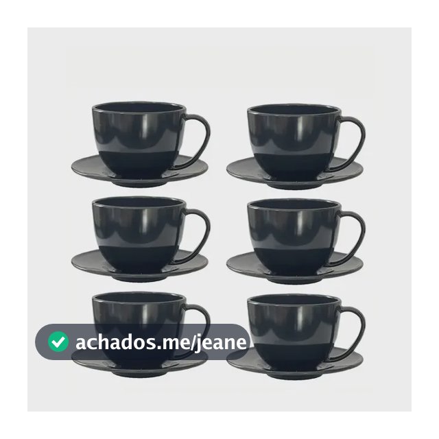 Kit 50 Xícaras De Chá Acrílica E 50 Pires Acrílico