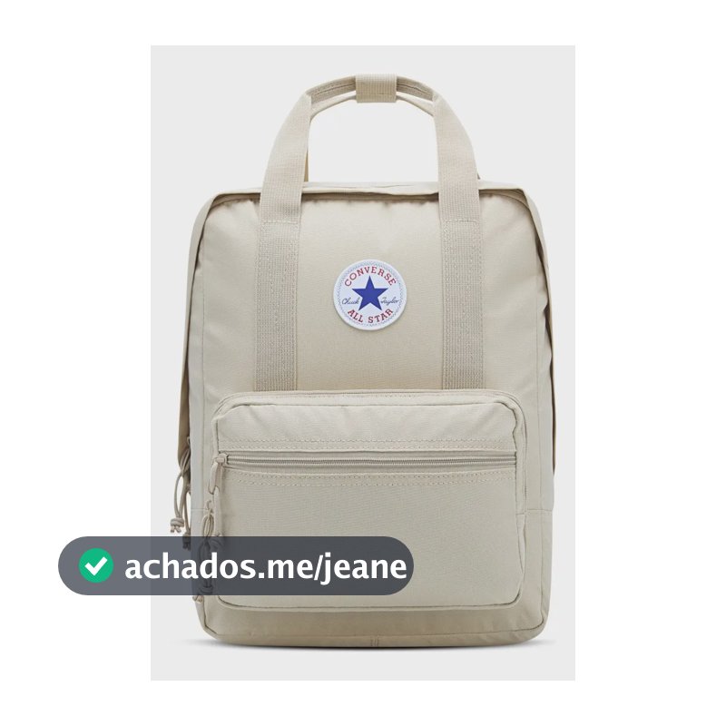 Mochila Urbana Converse  23 L Liso Ma5679 Bege Liso
