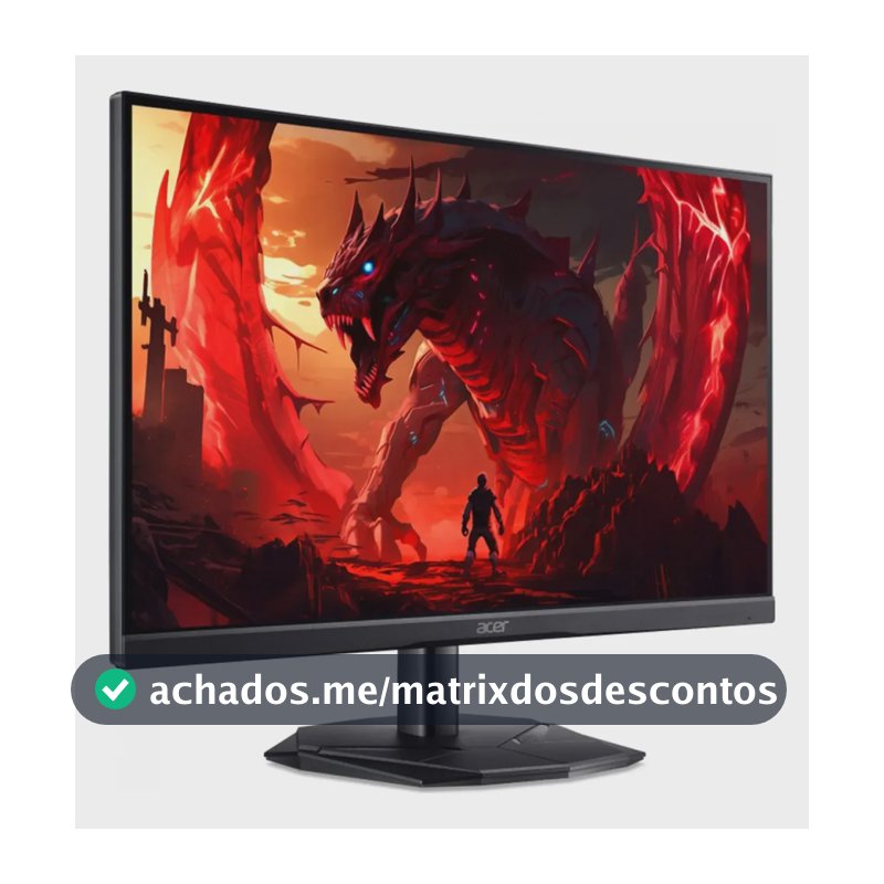 Monitor Gamer Acer Nitro KG241Y 23.8" Full HD VA 200Hz