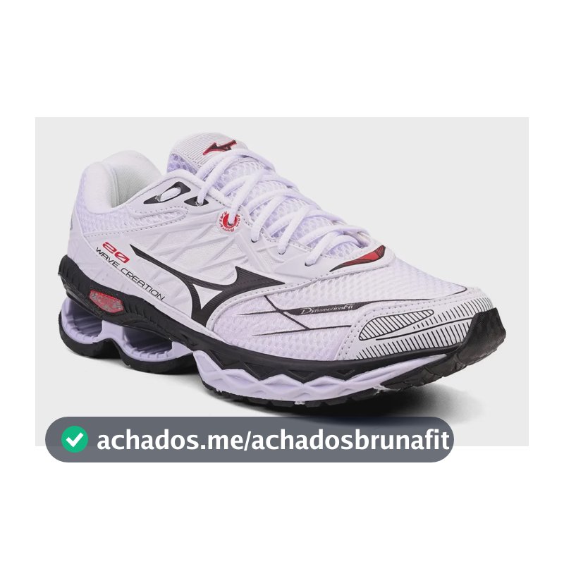 Tênis Mizuno Academia Corrida Caminhada Novo Treino Oferta Mizuno Branco Preto 42 Br
