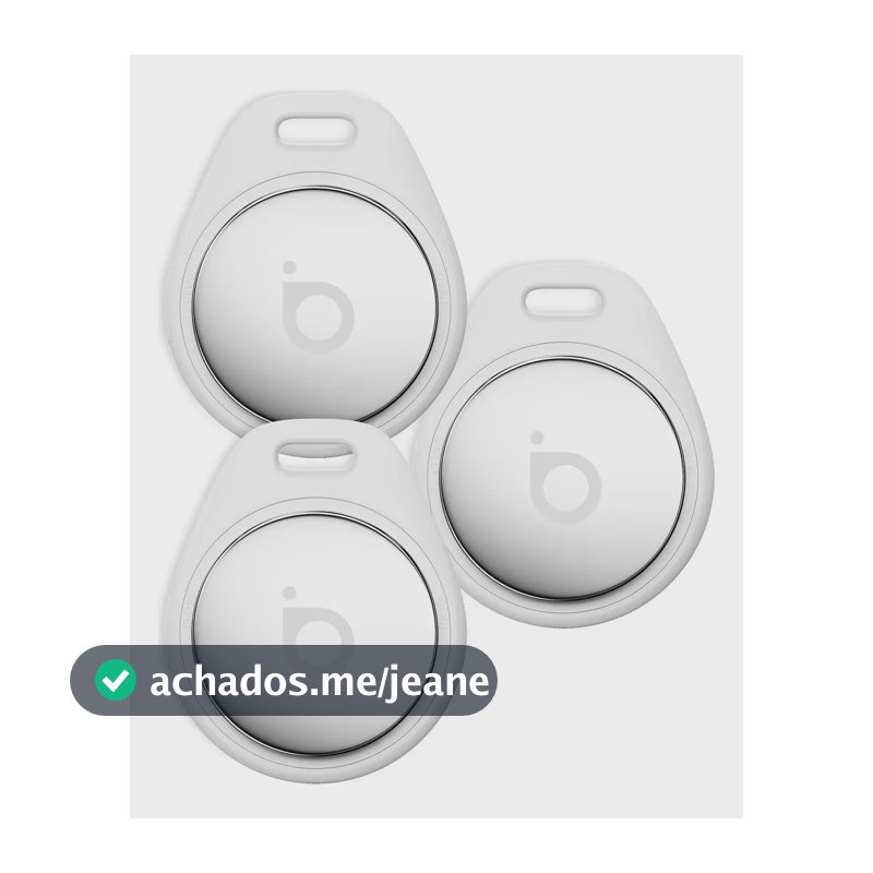 Rastreador Smart Tag para iPhone com Bluetooth e Rede Find My (Buscar)