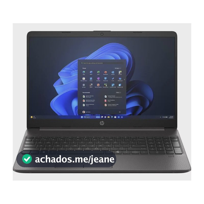 Notebook HP 256R G9 Intel Core i3-1315U 15.6 HD Intel UHD Graphics 256GB SSD 8GB RAM Windows 11 Home 64 SL - BQ9K8AT#AK4