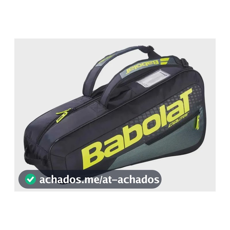 Raqueteira Babolat Carlitos Junior Preto