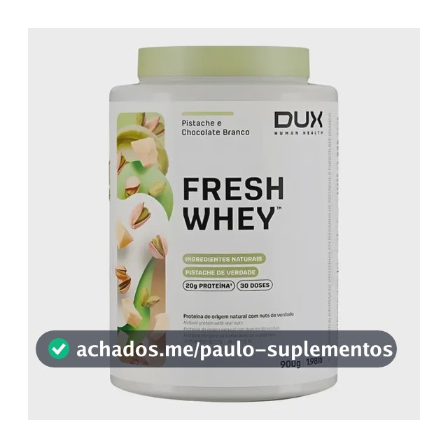 Dux Nutrition Freshwhey Carboidratos Fresh Whey Pistache Pistache E Chocolate Branco