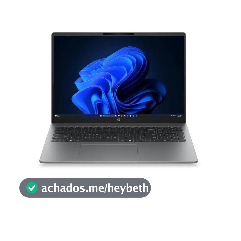 Notebook HP 200 G2i Intel Core 5-120U 16" Intel Graphics RAM 16GB (1x16GB) DDR5 5200 SSD 256GB PCIe4x4 Windows 11 Home PLS SL - E30Q9AT#AK4