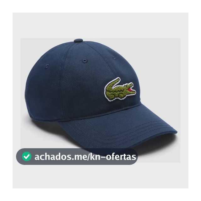 Boné Lacoste Big Croc Em Promoção Original