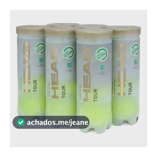 Bola De Tênis Head Tour Kit Com 06 Tubos