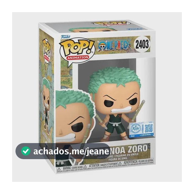 Boneco Funko Pop! One Piece - Zoro Criança