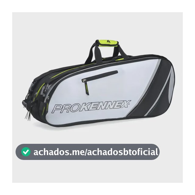 Raqueteira Prokennex Cool X12 Preta Térmica 12 Raquetes