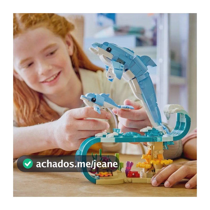 LEGO® Creator 3 em 1: Lindos animais marinhos, golfinhos, 31385