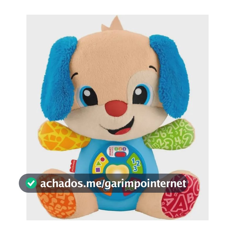 Brinquedo para Bebês Cachorrinho Aprende Comigo Fisher-Price