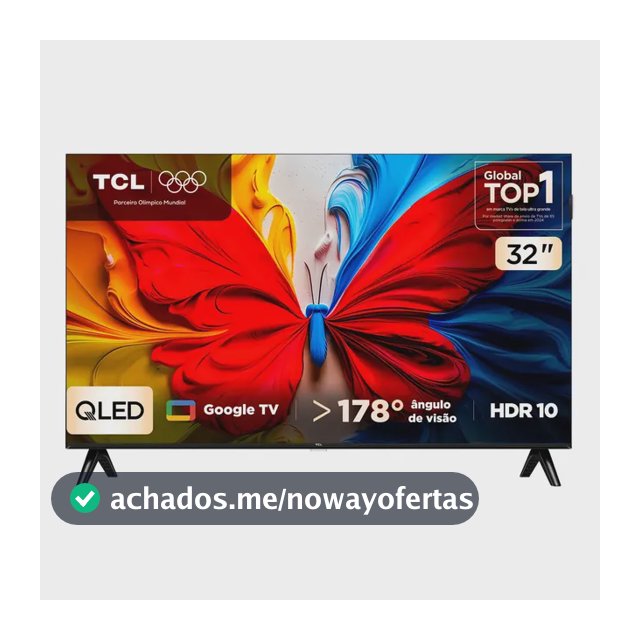Smart Tv Tcl 32 Polegadas Qled Full Hd S5k Wifi Bluetooth Google Tv 2 Hdmi Hdr10 Dolby Audio 32s5k