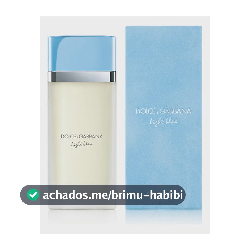 Perfume Dolce & Gabbana Light Blue EDT Feminino 100ml Floral Frutado
