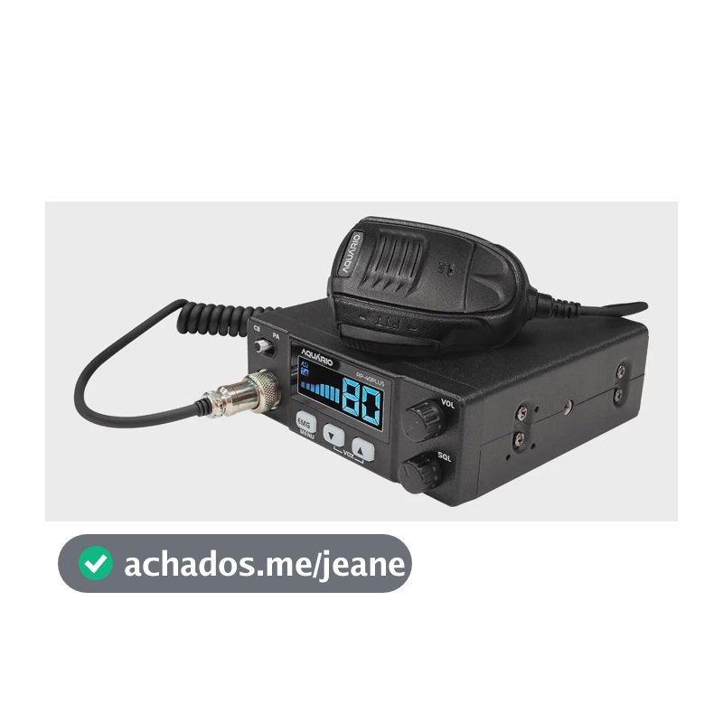 Aparelho Base De Rádio Aquário Rp-40plus 80 Canais