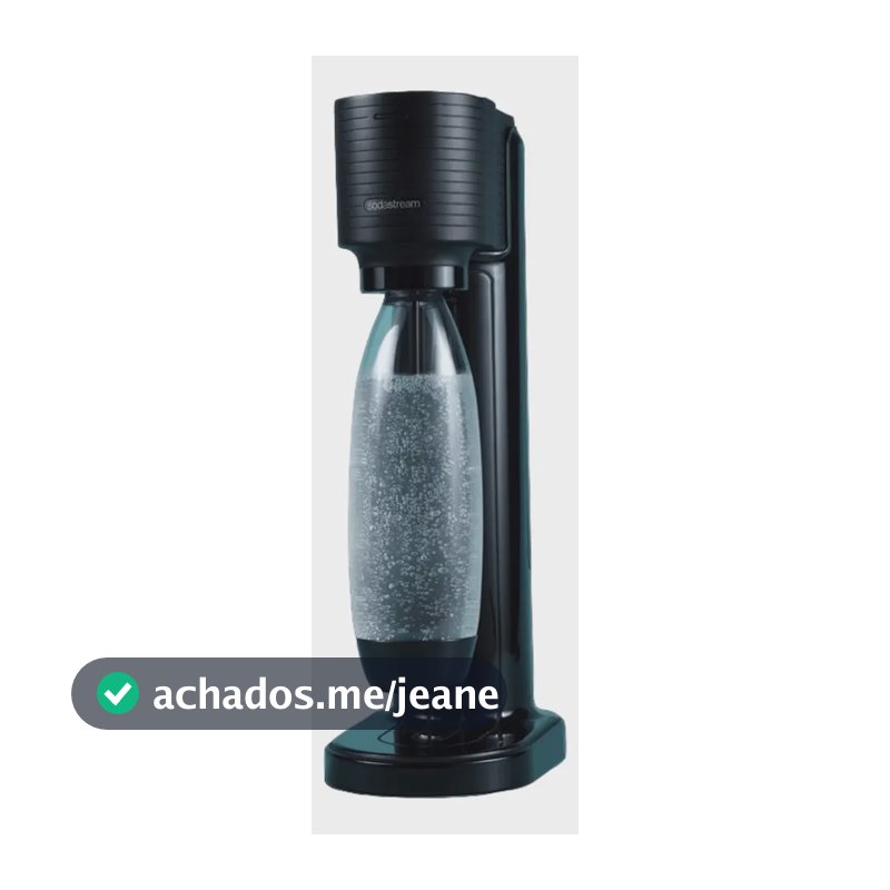 SodaStream Gaia Máquina Para Gaseificar Água Preto
