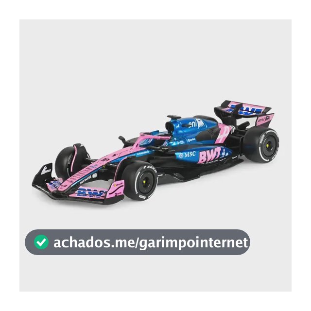Brinquedo Modelo De Carro Bburago 1:43 Bwt Alpine A525 F1 Ra