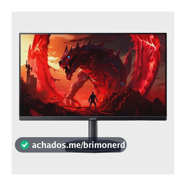 Monitor Gamer Acer Nitro 23.8" KG240Y W3BIIP LED FHD 1 ms 240 Hz